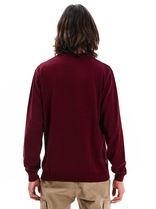 Long Sleeve Burgundy Sweater