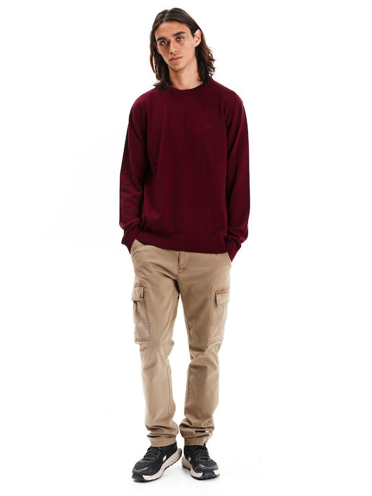 Long Sleeve Burgundy Sweater