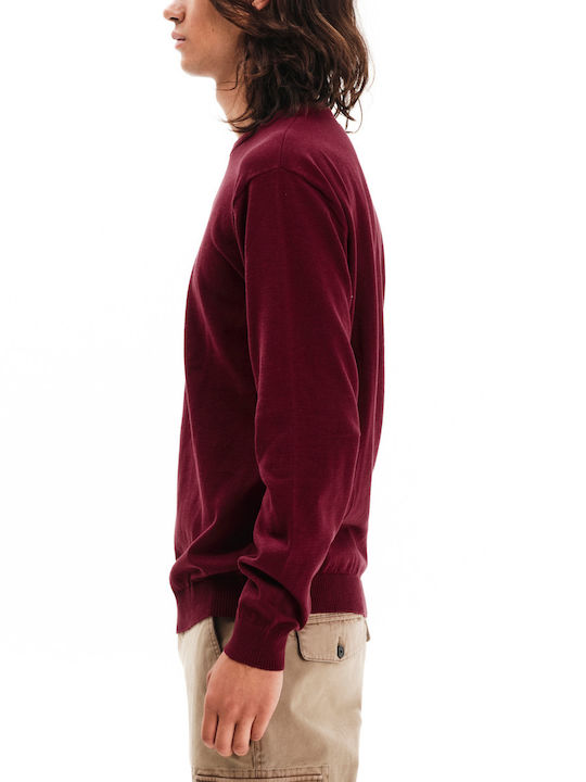 Long Sleeve Burgundy Sweater