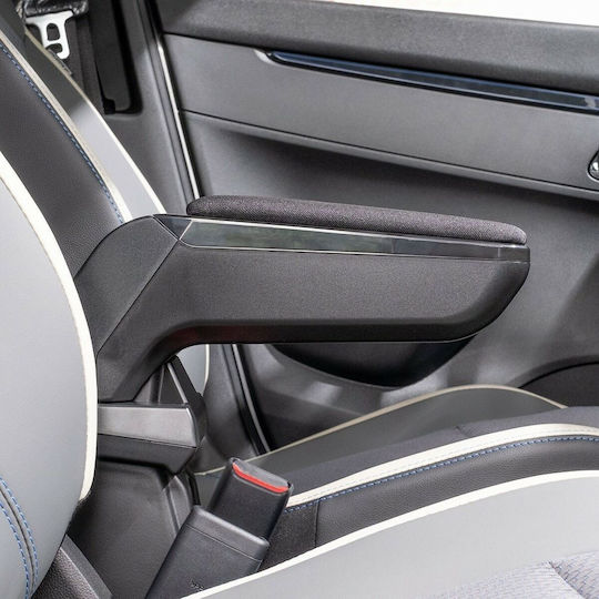 Rati Armster Car Fabric Armrest for Smart ForFour Black