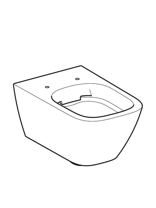 Geberit Smyle Square Λεκάνη Κρεμαστή Rimless Χωρίς Κάλυμμα Λευκή Geberit Smyle Square Λεκάνη Κρεμαστή Rimless Χωρίς Κάλυμμα Λευκή