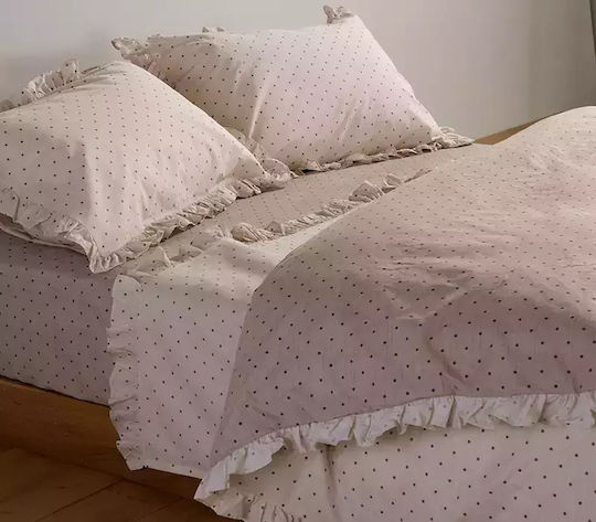 Nef-Nef Homeware Set Cearșafuri King Size 280x270cm. Piombino Bej 4buc