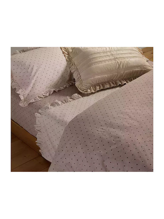 Nef-Nef Homeware Сет Чаршафи 280x270см. Piombino Бежов 4бр