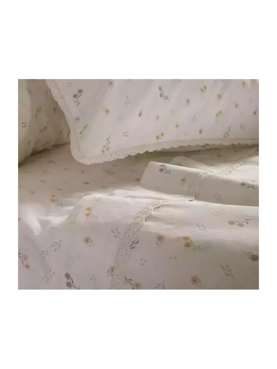 Nef-Nef Homeware Сет Чаршафи 280x270см. Signity Бял 4бр