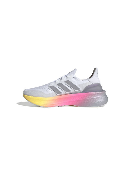 adidas Ultraboost 5 Ανδρικά Running Cloud White / Glory Grey / Lucid Pink