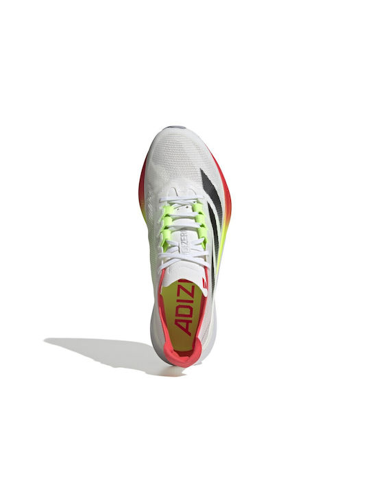 Adizero Boston Sport Shoes Running Ftwr White / Core Black / Lucid Red