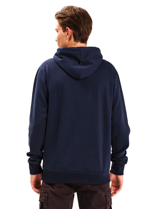 Men's Sweatshirt with Navy Blue Hood