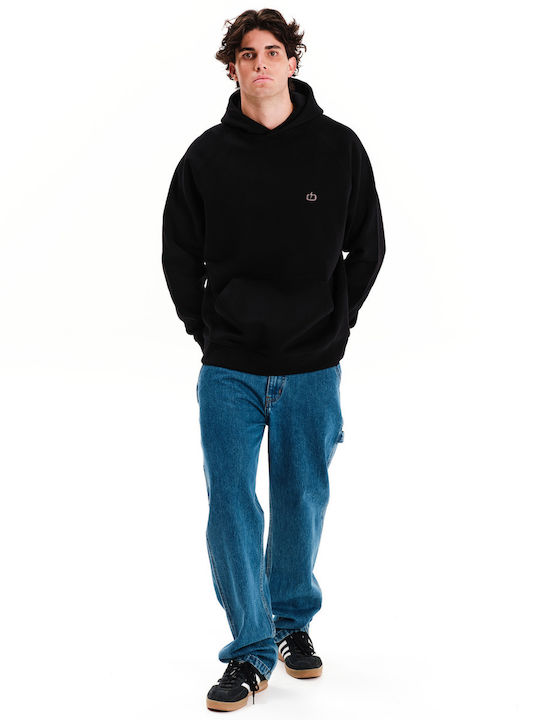 Sweatshirt with Hood Black