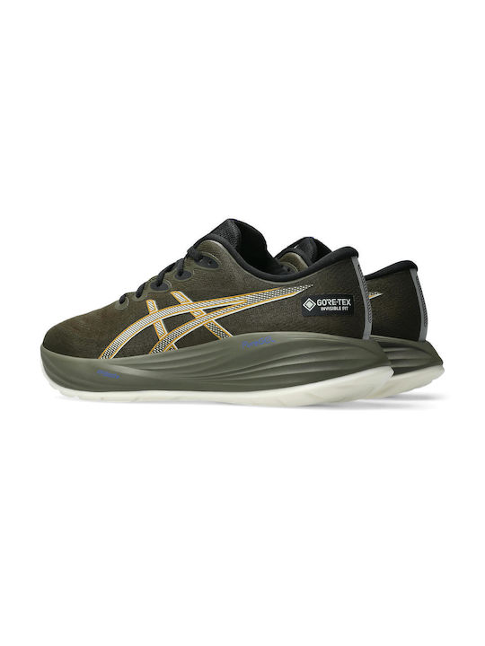 Gel-Cumulus 27 Men's Sport Shoes Running Waterproof with Gore-Tex Membrane Brown / Orange