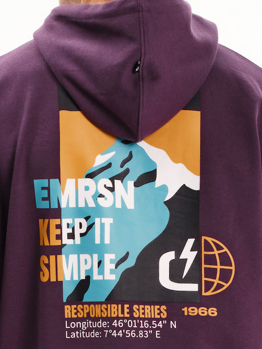 Hooded Sweatshirt Grape-Purple