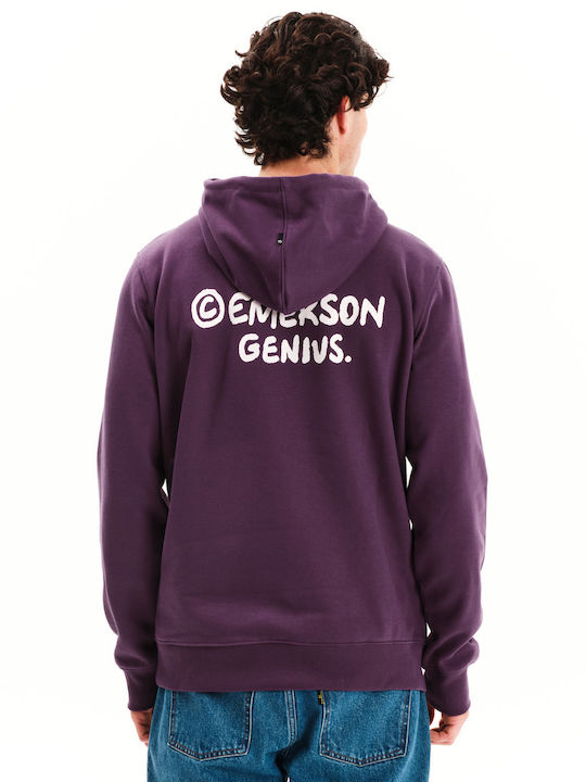 Φούτερ με Κουκούλα Grape Purple