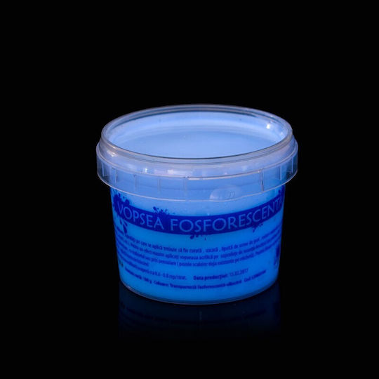 Vopsea Transparentă Fosforescentă Luminescentă Glow In Dark Care Strălucește Albastru