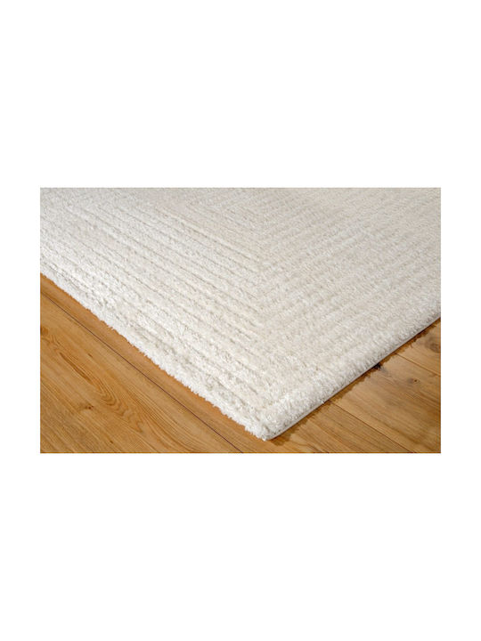 Tzikas Carpets 72970-λευκο Χαλί Ορθογώνιο Λευκό-κρέμ 133x190cm