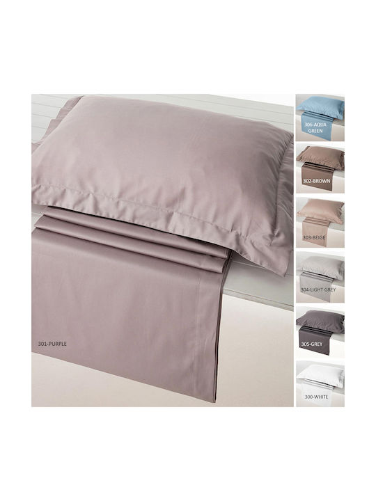 Vesta Home Athena Pillowcase Set Oxford White 50x75cm.