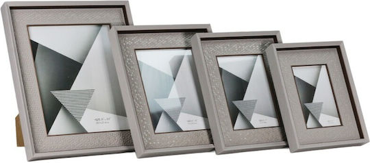 Wooden Photo Frame with Gray Frame