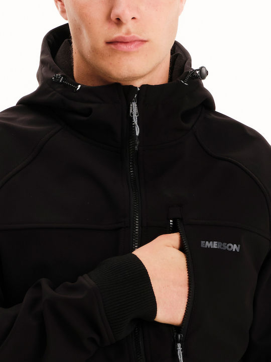 Raglan Bonded Winter Bomber Jacket Waterproof and Windproof Black