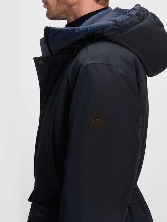 Osiass1 Μπουφάν Αδιάβροχο Dark Blue