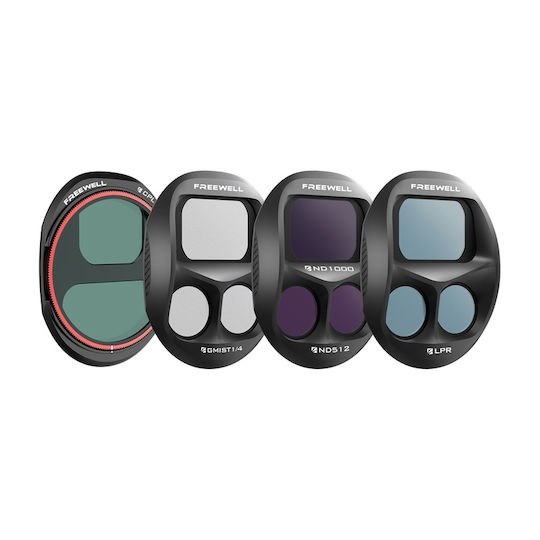 Freewell 4 Pro ND1000 / CPL Objektivfilter-Set für DJI Mavic 4Stück