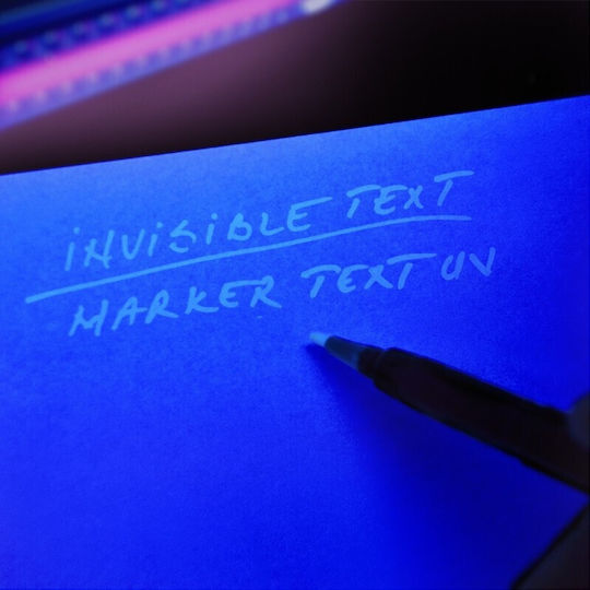 Permanent Marker Invisible Blue