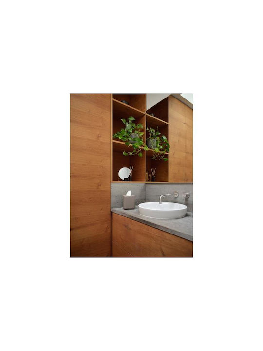 Zone Denmark Θήκη για Χαρτομάντηλα Πλαστική Καφέ 13x13x15.1cm 36027