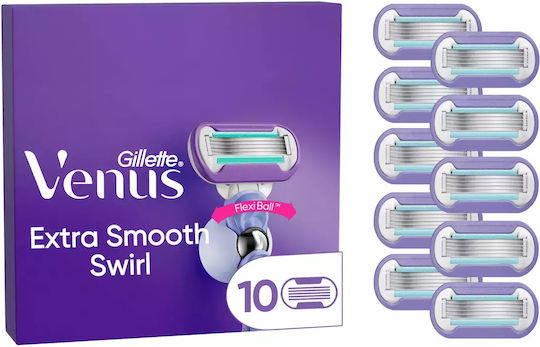 Gillette Venus Extra Smooth Swirl Резервни Глави 10 Броя