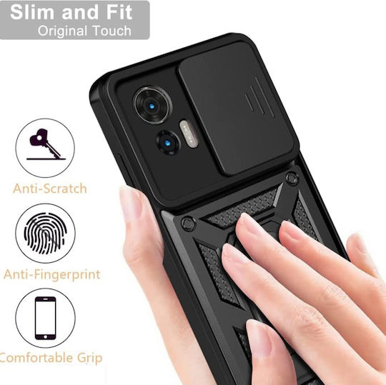 Задна корица Черен (Motorola Edge 30)