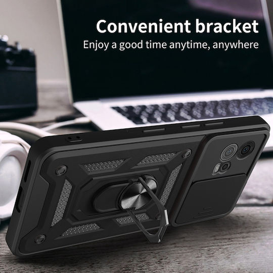 Back Cover Negru (Moto G72)