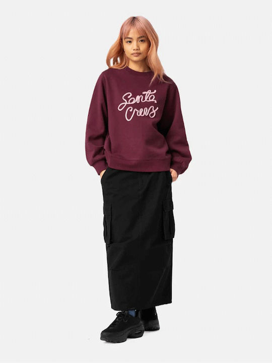 Women's Sweatshirt Dark Cherry