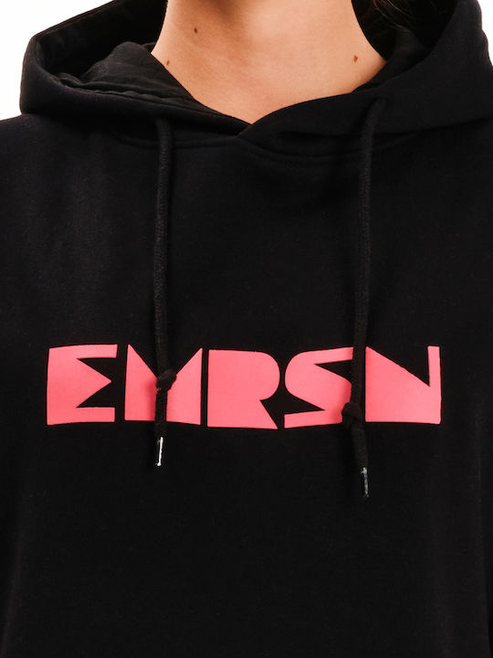 Women's Sweatshirt Hooded Black