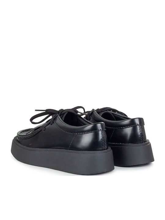 Loafers Torview Γυναικεία Μοκασίνια σε Μαύρο Χρώμα