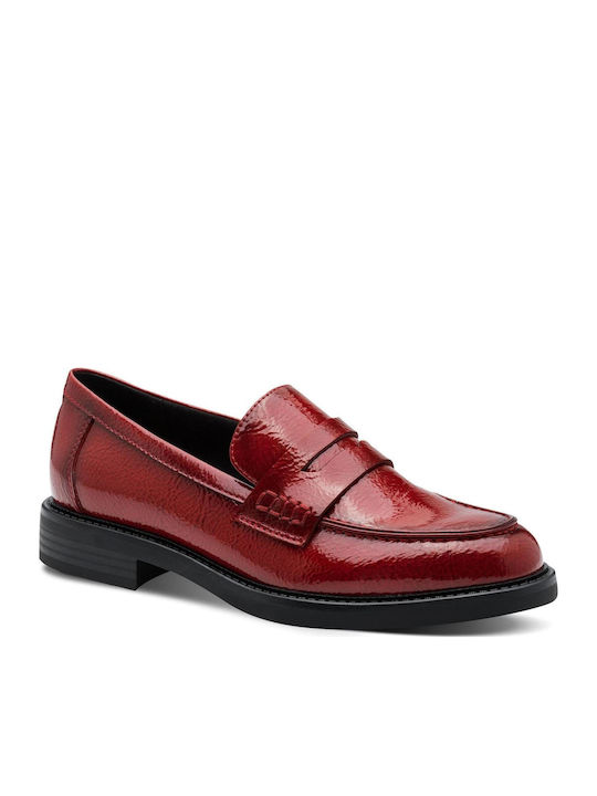 Λουστρίνι Γυναικεία Loafers σε Κόκκινο Χρώμα