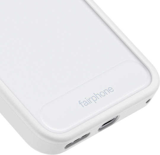 Fairphone Coque Originale Pour Fairphone 6 En Silicone Semi Rigide Contours Renforé White
