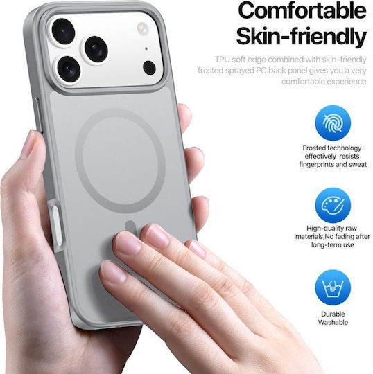 Dux Ducis Yind Back Cover Σιλικόνης / Πλαστικό Γκρι (iPhone 17 Pro Max)