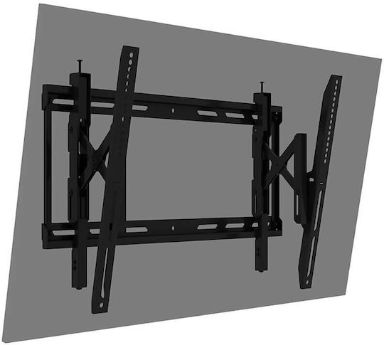 Multibrackets Wall MB-6299 Βάση Τηλεόρασης Τοίχου έως 86" και 60kg Μαύρο