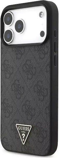 Guess Back Cover Πλαστικό / Σιλικόνης / Δερμάτινο / Δερματίνης Μαύρο (iPhone 17 Pro Max)