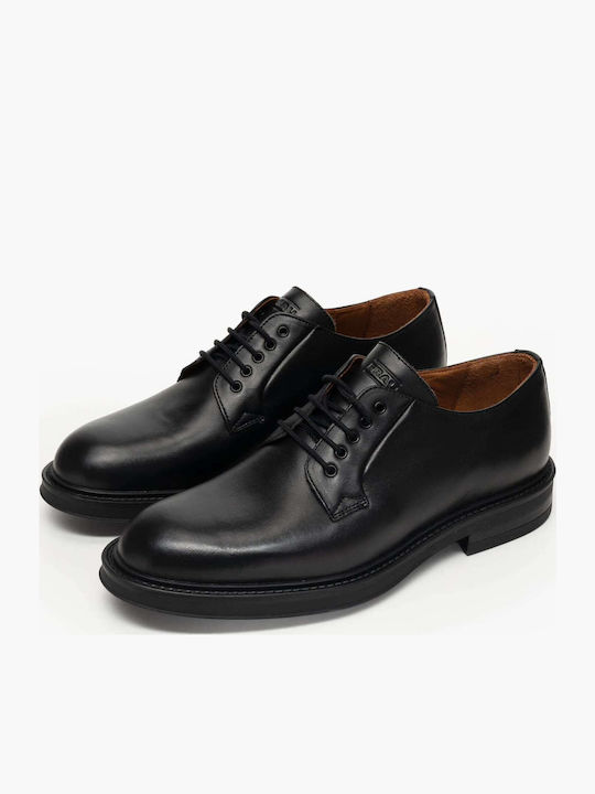 Leder Herren Freizeitschuhe Schwarz