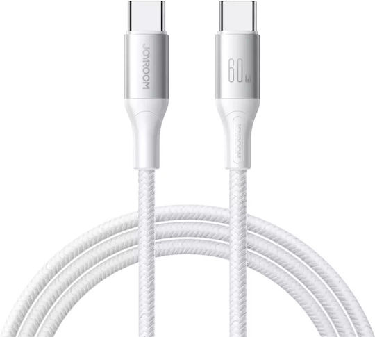 Joyroom S-A28 Flash USB 2.0 Cable USB-C Male - USB-C 60W PD White 2m
