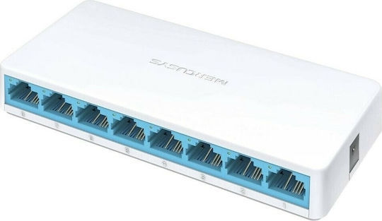 Mercusys Ms108 v3 Unmanaged L2 Switch με 8 Θύρες Ethernet