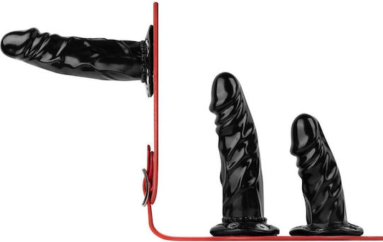 Fetish Collection Triple Dildo Strap-on Harness