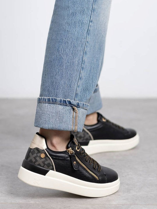 Casual Γυναικεία Sneakers Μαύρα