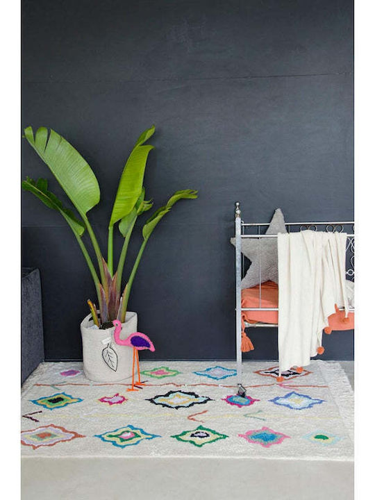 Lorena Canals Coș decorativ Tesatura cu mânere Ecru 30x30x30buc