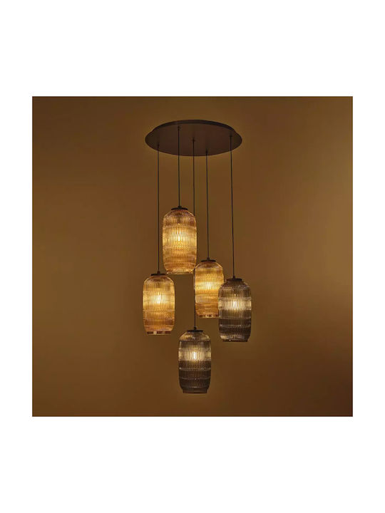 Chandelier Polymia Black Elbulgaria 5xe27 4245/5