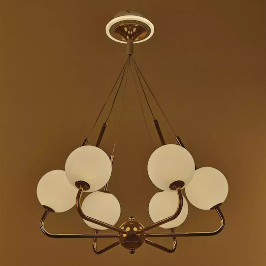 Chandelier Zina Gold Elbulgaria Led 27W 3000-6000K 2200lm 4136/6 Gd
