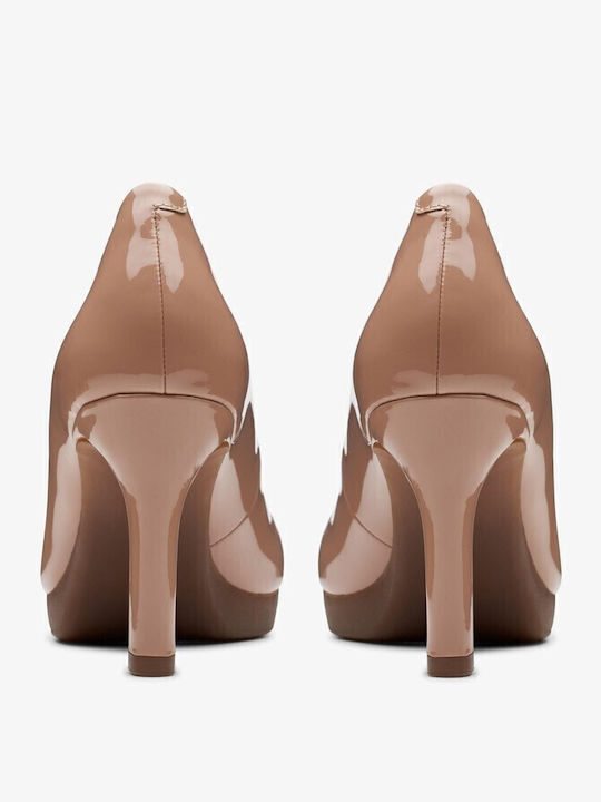 Patent Leather Beige Heels Ambyr2 Braley
