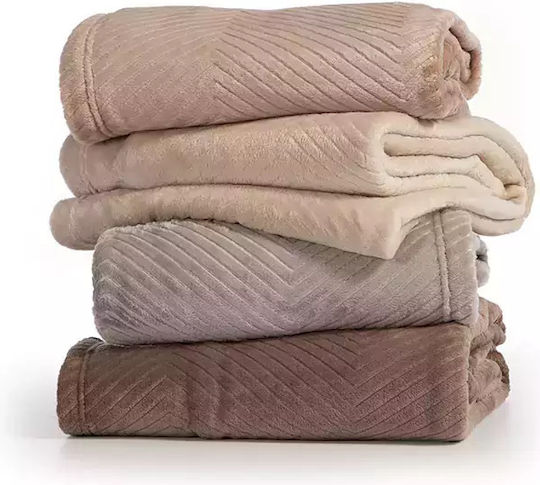 Nef-Nef Homeware Dakari Sofa Throw 2 Seater Jacquard 180x250cm Brown