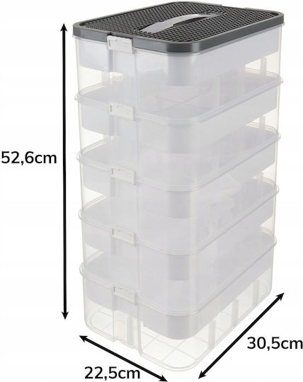 din Plastic Alb 22.5x30.5x52.6cm 1buc