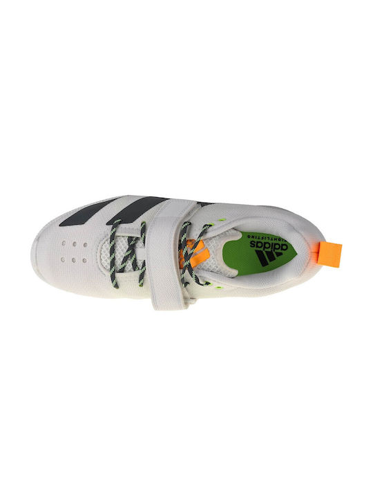 Adipower Weightlifting II Sport Shoes Crossfit Crystal White / Grey Six / Solar Gold