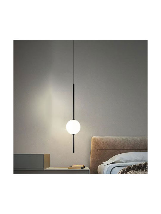 Home Lighting Hängelampe Schwarz 12x100x100cm.