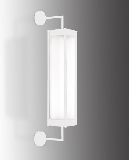 Luma Lamp Wall with Integrated LED and Warm White Light Oxidized Gold 70cm