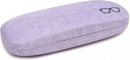 Miss Lulu Hard Shell Glasses Case Purple